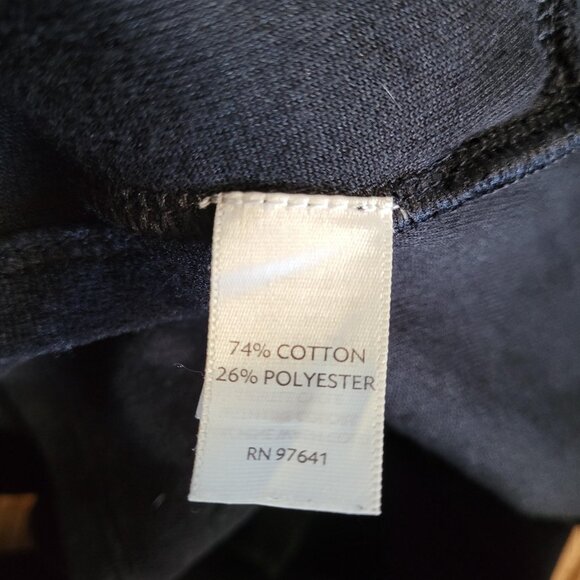 J. Jill Womens Top Size S Black Velour Swing Tunic Pockets Athleisure Cozy - Picture 8 of 8